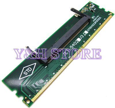 ddr2 laptop so dimm to desktop dimm memory adapter