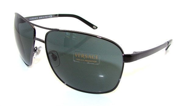 Authentic VERSACE Aviator Sunglass 2112   125587 *NEW*  