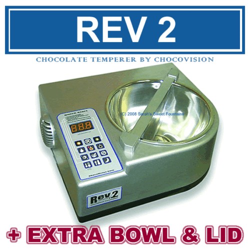 REV 2 CHOCOLATE TEMPERING MACHINE CHOCOVISION TEMPERER  