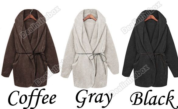 Women’s New Fashion Hoodie Down Warm Outerwear Cardigan Jacket Coat 