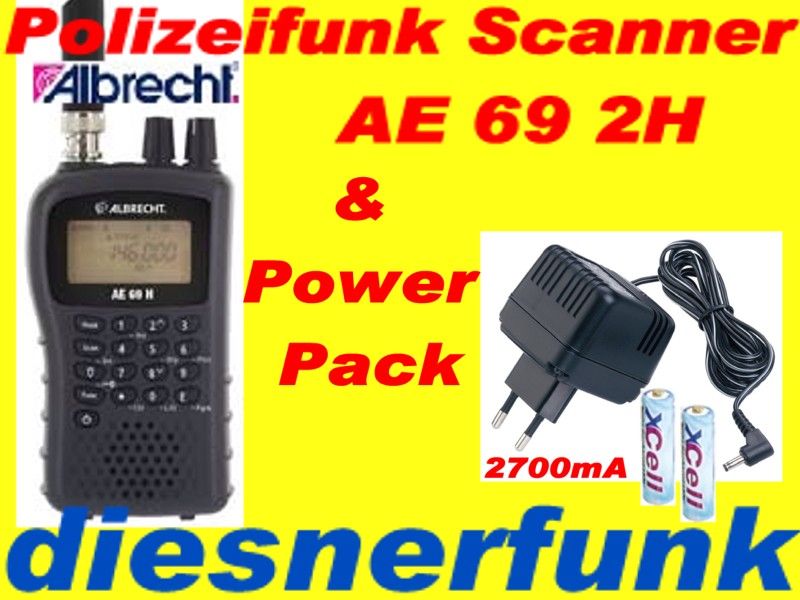 FUNKSCANNER AE69H POLIZEIFUNK BOS UBC ALBRECHT AE 69 H  