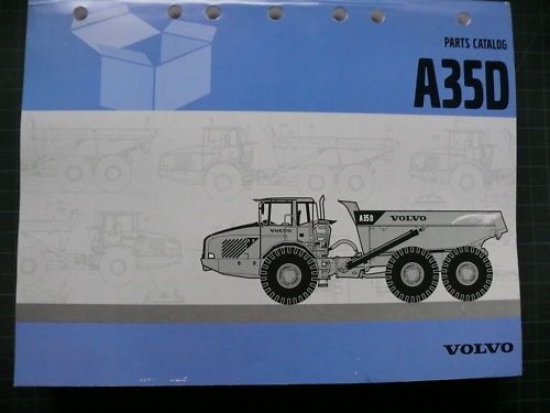 Volvo A35D Dump Truck Parts Manual Book catalog list a  