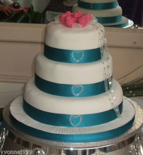 BERISFORD MALIBU BLUE (TEAL)25mm satin ribbons 2.5M 673  