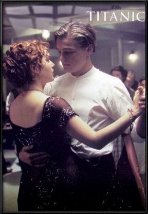 TITANIC   FRAMED MOVIE POSTER (Kate & Leo Dancing)  