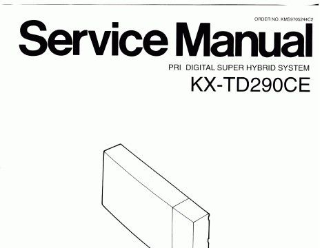 Panasonic KX TD290 ce PRI ISDN Module for KX TD1232  