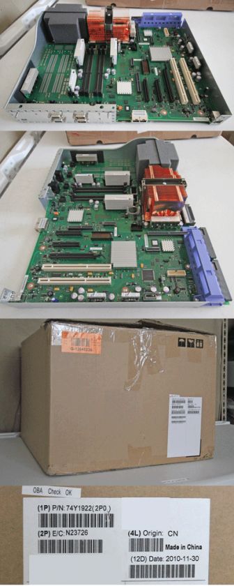 IBM 1 CORE 4.2GHZ BACKPLANE 8203 E4A 46K7784 POWER 520  