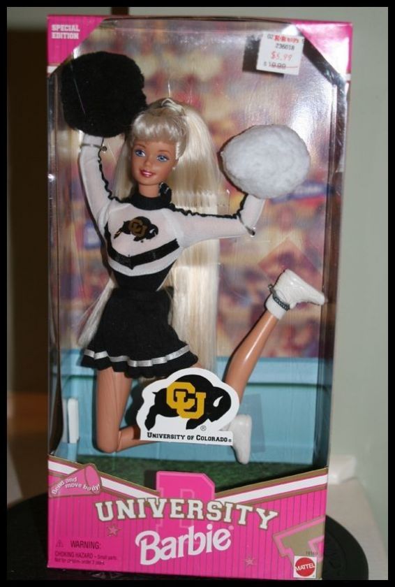 VINTAGE BARBIE DOLL ~ Colorado University NEW ~ 1996  