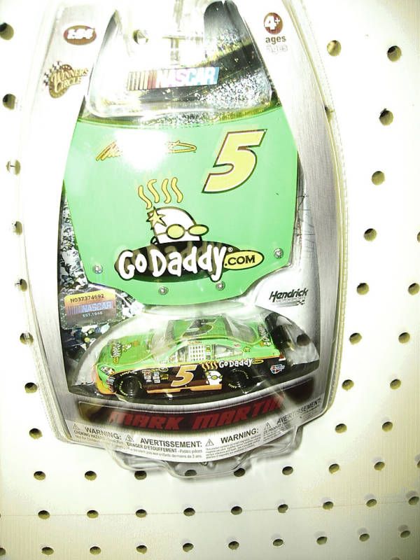 MARK MARTIN GO DADDY 164 CAR AND HOOD 2010  