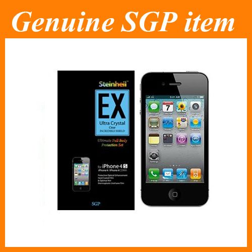 SGP EX ULTRA CRYSTAL Protector film [front &back] for Apple iPhone 4S 
