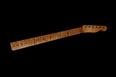 TELE NECK 5AAAA+++++ FLAME MAPLE  RG customguitars  