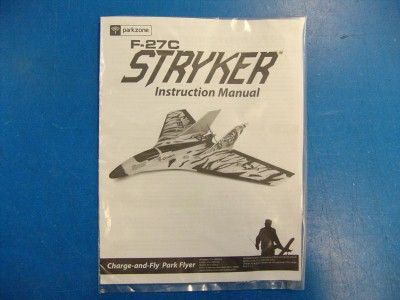 Parkzone Stryker F 27C RTF RC Airplane Electric BL PKZ4200 Ready To 