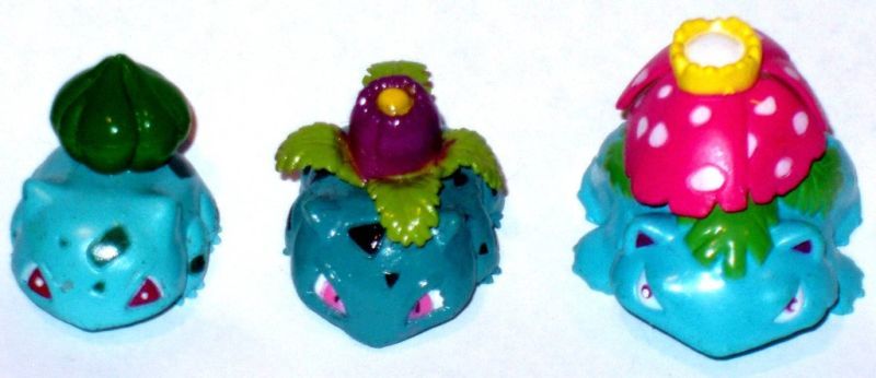 Pokemon Tomy BULBASAUR, IVYSAUR, VENUSAUR Action Figure  