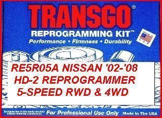 RE5R05A NISSAN 5SPD H.D. & HI PERF REPROGRAMMER RWD 4WD  