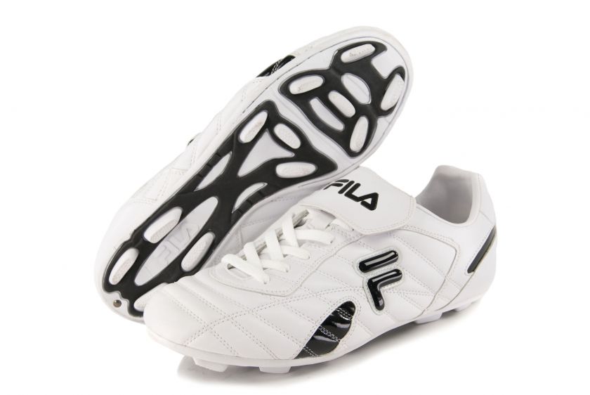 Fila Forza III RB White/Black Size 12 Soccer Cleats  