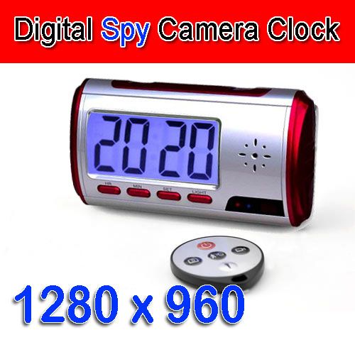 Mini USB Alarm Clock Video DVR Hidden/SPY/Nanny Camera  