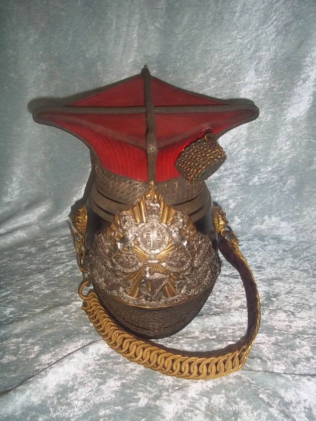 Original 5th Royal Irish Lancers Chzapka Helmet c1901  