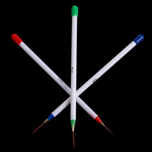 Pcs Nail Art Drawing Pen Painting Dotting Brush Set  