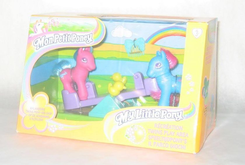 MIP My Little Pony ~*G2 Seesaw Twins Rose & Lily*~  