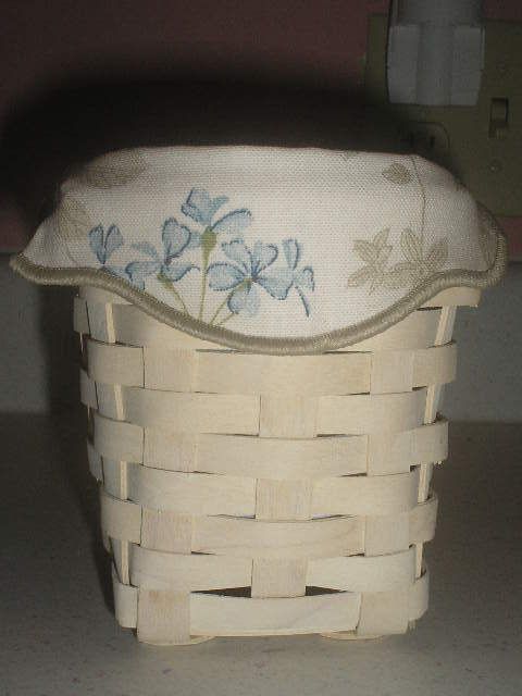 Longaberger 02 HOH PenPal Basket Botanical Fields Liner  