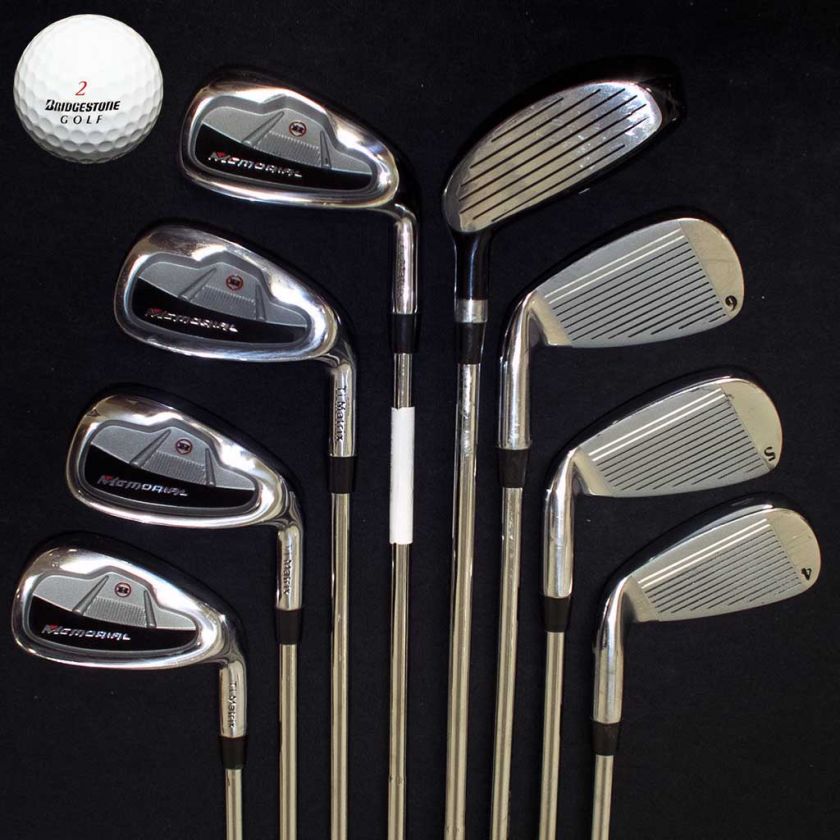   Hybrid iron Set, 3H/4 PW Irons Steel Reg w/A Bridgestone Ball  