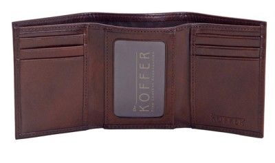 DR KOFFER ID TRI FOLD VENETIAN LEATHER WALLET 810468013692  