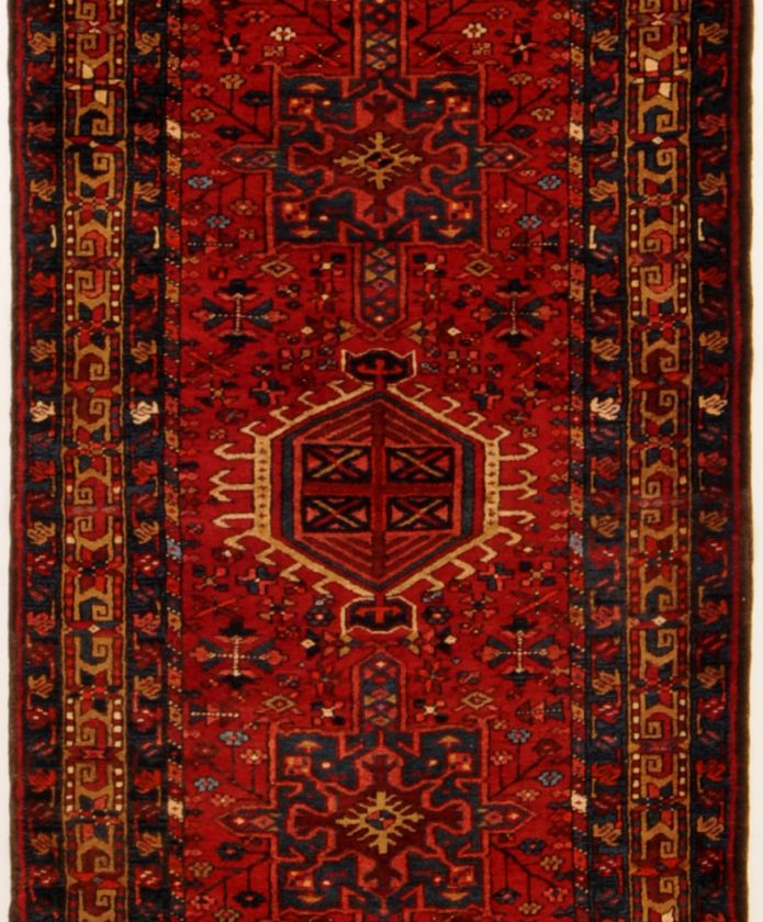 RUNNER HANDMADE PERSIAN WOOL Karaja RUG 33 x 145  