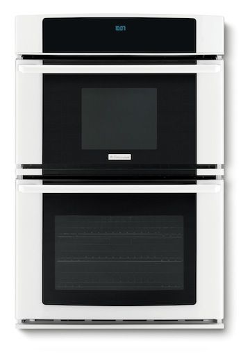   27 Inch White Electric Wall Oven Microwave Combo EW27MC65JW  