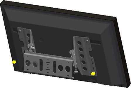 Easy Click Flat Panel TV Wall Mount Adjust Tilt 25 42  