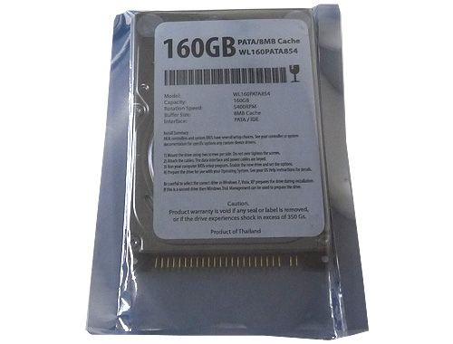 160GB 5400RPM 8MB Cache PATA IDE ATA 6 2.5 Laptop Drive HP, DELL 