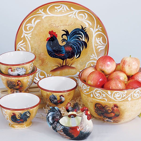 Golden Rooster 16 pc Dinnerware set Certified Intl  