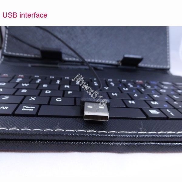   Leather Case of usb Keyboard for 7 inch EPAD APAD SUPERPAD Tablet PC