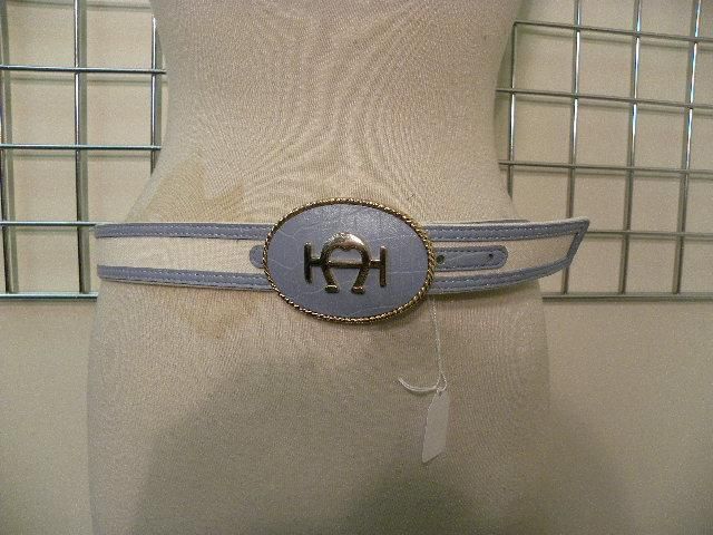 ETIENNE AIGNER Powder Blue Handbag & Matching Belt  