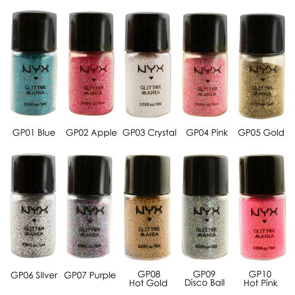 NYX GLITTER LOOSE POWDER PICK ANY 1 COLOR  