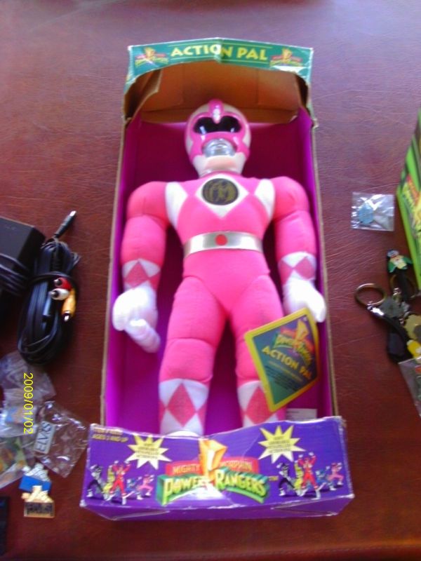 Ban Dai Mighty Morphin Power Ranger Pink 18 Plush  