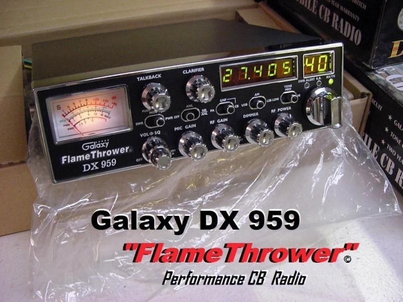   DX959 FLAME THROWER Edition HIGH PERFORMANCE SSB/AM CB RADIO  