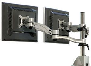 Compx 7920SH DUALSCREEN, HEIGHT ADJUSTABLE MONITOR ARMS  