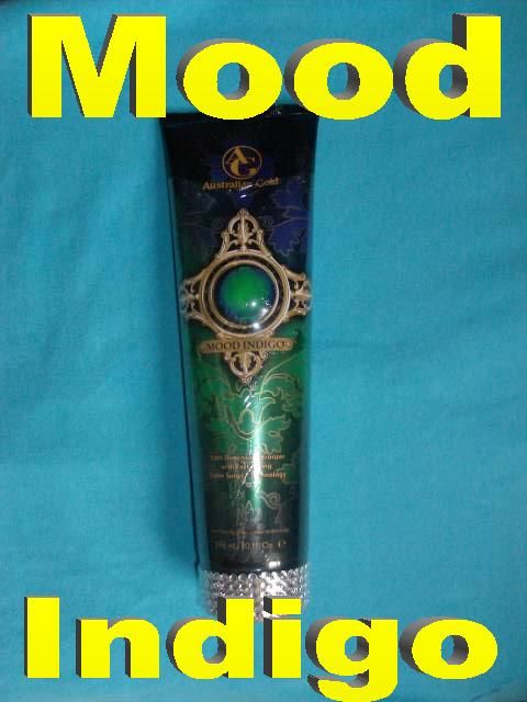 Australian Gold MOOD INDIGO Tanning Lotion SEALED 054402270219  