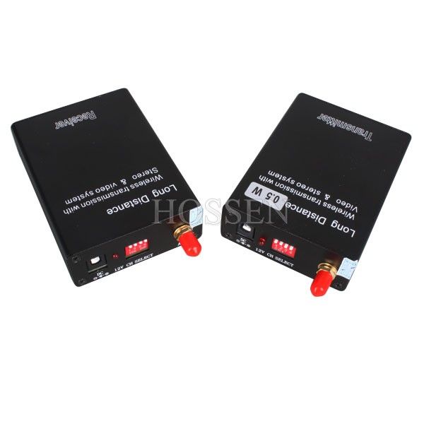   4GHz Wireless 0.5W Audio Video AV Transmitter Sender Receiver CCTV VCR