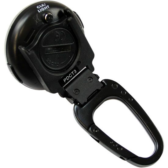 Handheld Carabiner Compass With Backlight, Stop Watch, And Clock