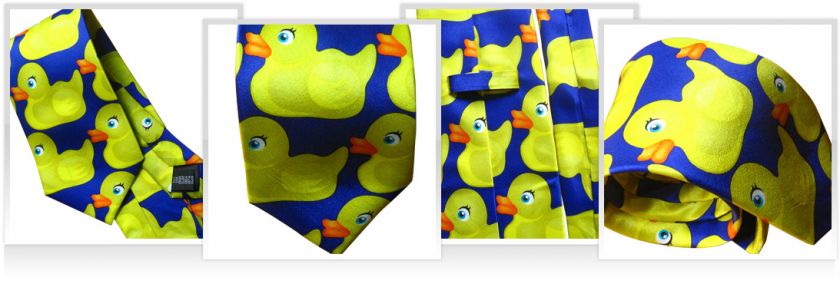 The Official Ducky Tie   100% Pure Silk   As Worn By Barney Stinson.