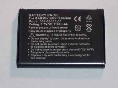 Battery 4 Garmin Nuvi 800 850 855 855t 860t 860 865t 865 880 885t 885 