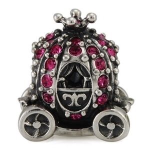 OHM Princess Carriage Bead Charm for European Bracelet  