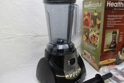 Montel Williams Health Master Juicer Blender Emulsifier Complete 