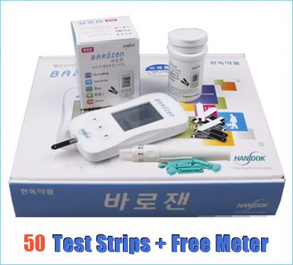   barozen Blood Glucose test strips monitoring system free meter