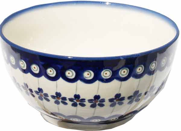 Polish Pottery Ice Cream/Cereal Bowl Stoneware  