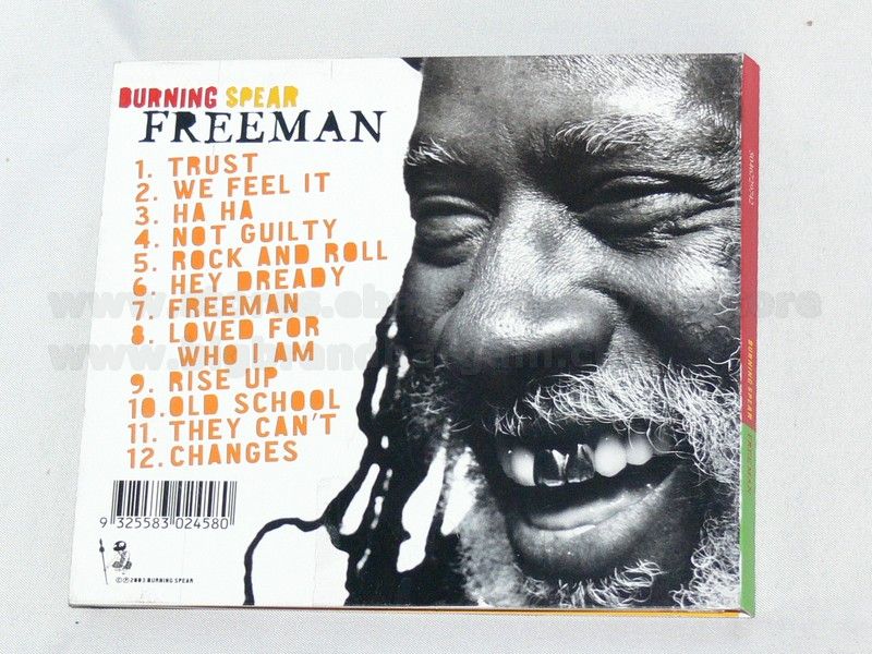 BURNING SPEAR, FREEMAN, NEW CD  