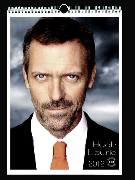 HUGH LAURIE 2012 WALL HOLIDAY CALENDAR House  