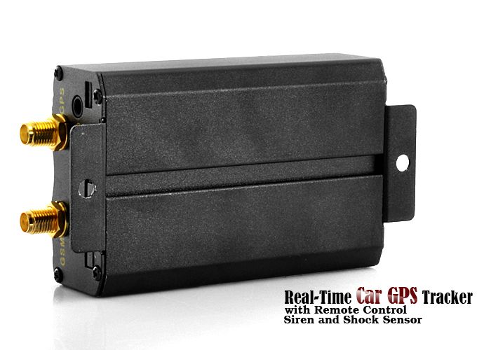 Real Time Car GPS Tracker and Car Alarm System (Remote Control, Siren 