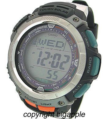 NEW CASIO PATHFINDER DIGITAL TRIPLE SENSOR MENS WATCH  