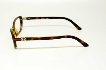 GUCCI GG 3200 UOO S.52 RX GLASSES CHOCOLATE HAVANA PLASTIC EYEGLASSES 